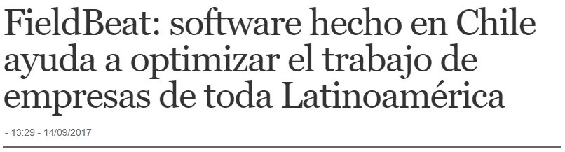 Nota De FieldBeat En El Economista America